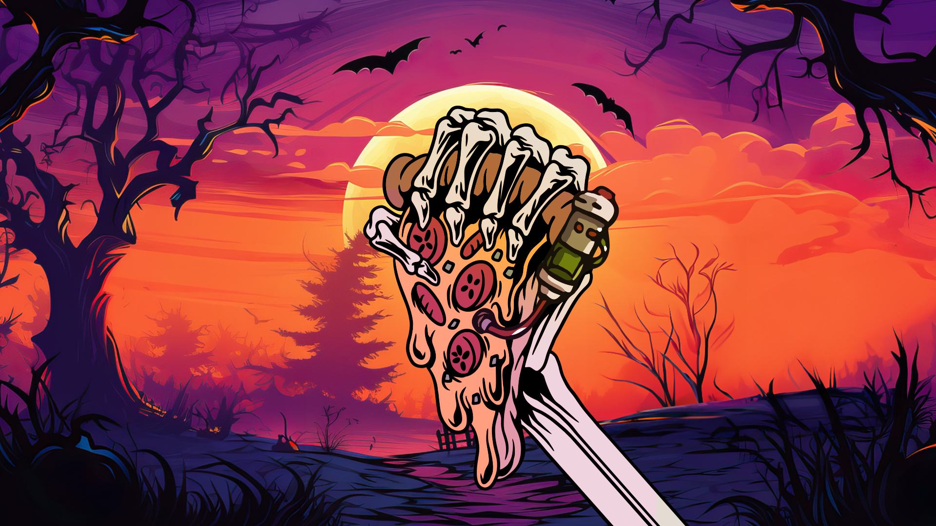 Pizza Hero Spooky Slice event card