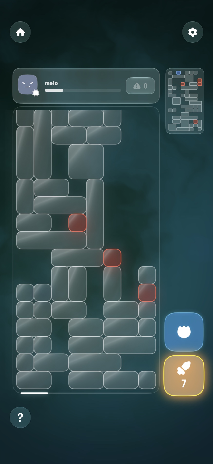 Attack and shield controls during an Online Rival match